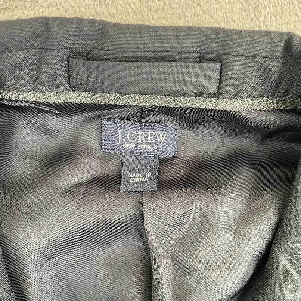 J‎ Crew Ludlow Sports Coat Blazer Men 42R Navy Blue Loro Piana Italian Wool $395